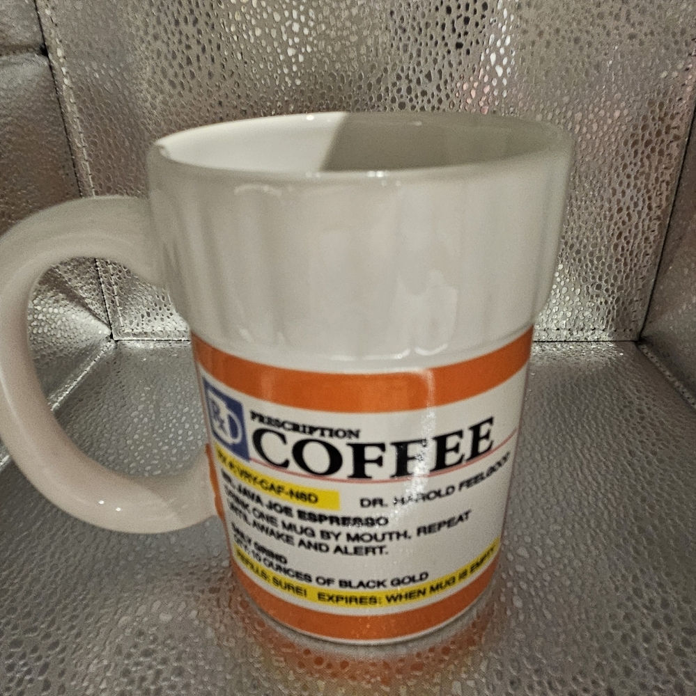 Big Mouth Inc Prescription Coffee Mug Doctor Nurse Get Well Cancer Illness